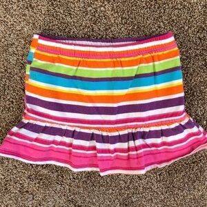 𝅺1989 Place Multi Color Striped Skirt/Skort Toddler 3T